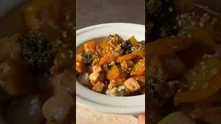 Quick Teriyaki Tofu Stir Fry Recipe [upl. by Kariv]