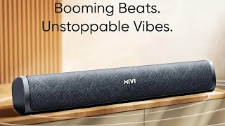 Mivi Fort Q26 Soundbar with 26W Bluetooth Soundbar 20 Channel with 2 inBuilt FullRange Speakers [upl. by Hakeem]