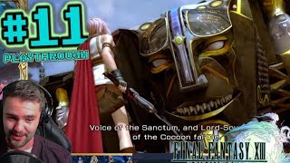 Barthandelus boss fight amp difficulty jump  FFP Plays Final Fantasy XIII  Pt 11 PC [upl. by Nemhauser]