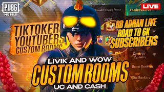 CUSTOM ROOMSCLASSIC TOURNAMENTREGISTRATION OPEN10000PKR GIVEAWAYDAILY LIVE RB ADNAN IS LIVE [upl. by Nimoynib]