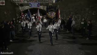 Lambeg Orange amp Blue  DGSs Parade  Banbridge  130924 4K [upl. by Ahcas]