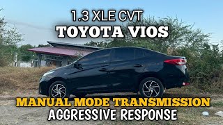 MANUAL MODE TRANSMISSION GEAR  TOYOTA VIOS 13 XLE CVT [upl. by Evot996]