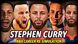 STEPHEN CURRY’S NBA CAREER RESIMULATION AS A 2021 ROOKIE  NBA 2K21 NEXT GEN [upl. by Dempster]