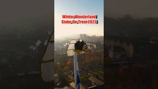 StokeonTrent 2023 Winter Wonderland Aerial Drone shorts [upl. by Lledner]