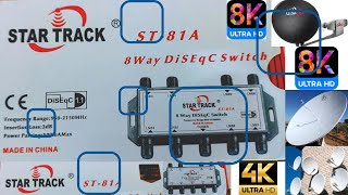 STARTRACK ST81 A 8 WAY DISEQC SWITCH [upl. by Gathers]