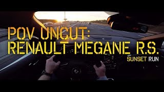 POV UNCUT Renault Megane RS 280 EDC x SUNSET RUN  WarsawCars [upl. by Okoyik]