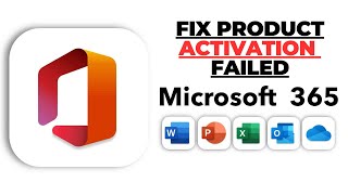 Fix Product Activation Failed  Activate MS Office  This Copy of Microsoft Office is Not Activated [upl. by Anoyek]