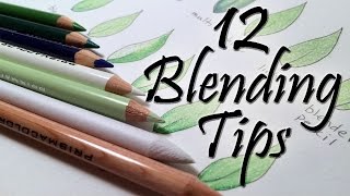 12 Blending Tips for Colored Pencils [upl. by Reffotsirk]