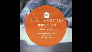 Furusato Nozei  Japanese Taxes [upl. by Sinnod]