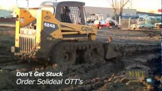 Camoplast Solideal Over The Tire Tracks OTT For Skid Steer [upl. by Aneema339]