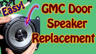 How to Replace Front Door Speaker  Pioneer TS G1644R Speakers  Chevy Blazer GMC Jimmy S10 [upl. by Aubyn572]