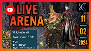 Raid Shadow Legends  Live Arena IPR KruYseN and IPR Dingo  Saturday Morning Fun [upl. by Gilligan681]