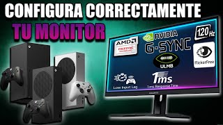 CONFIGURA CORRECTAMENTE TU MONITOR PARA XBOX SERIES S  X [upl. by Jamima]