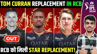 4 BEST Players to Replace Tom Curran in RCB for IPL 2024  Tom Curran  Holder  Pretorius  RCB [upl. by Notnirb508]