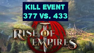 Rise of Empires Kill Event  377 vs 433 [upl. by Abran]