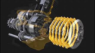 PRINCIPIO de funcionamiento en 3D de un motor 125150200250 etc  así funciona una MOTOCICLETA 💥 [upl. by Joacima]