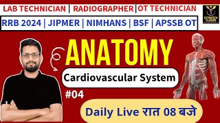 Anatomy amp Physiology Cardiovasular system Lab Technician  Radiographer  OT technicianVishal sir [upl. by Laiceps]