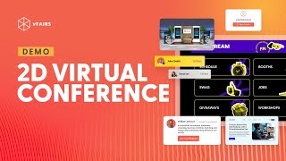 vFairs Demo Virtual Conference [upl. by Nylinej]