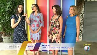 Moda para mulheres acima dos 50 anos  MANHÃ TOTAL [upl. by Eiramesor]