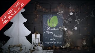 Merry Christmas and Happy New Year  After Effects Template [upl. by Rehpotsyrk]