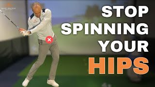 How To MOVE THE HIPS In The Golf Swing  Stop Spinning Hips [upl. by Buderus]