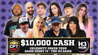 H3H3 Seeks Domination Over Tana Mongeau amp NELK in Poker Showdown  Celebrity Poker Tour [upl. by Bratton]