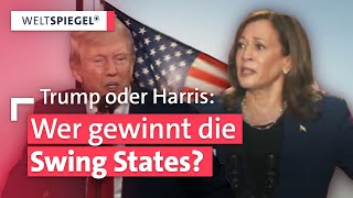 USWahl Spannend wie nie das knappe Rennen in den SwingStates  Weltspiegel [upl. by Reseda]