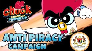 Chuck Chicken Power Up  Anti Piracy Campaign PastikanOriChuck [upl. by Oniluap]