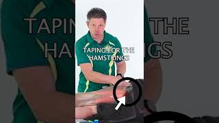 Taping The Hamstrings Bicep Femoris [upl. by Ahsart]