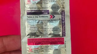 Cefadrox kid tablet  Cefadroxil 250 mg tablet benefits in hindi [upl. by Llirrem]