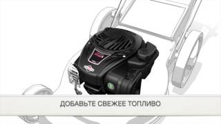 Подготовка двигателя Briggs and Stratton 500E SERIES™ к первому запуску [upl. by Cown]