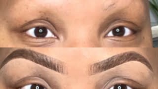 HOW TO GET THE PERFECT EYEBROWS without hair [upl. by Kelci336]