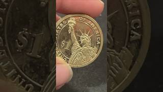 I Found a Proof Presidential Dollar Coin  Low Mintage coins money coinrollhunting [upl. by Hetti330]