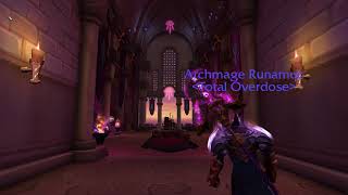 WOW Hall of the Guardian Mage Class Hall Study Area BEAUTIFUL [upl. by Gillian]