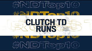 Clutch Touchdown Runs  NDTop10  Notre Dame Football [upl. by Mumford510]