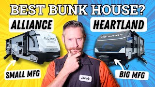 UNDERCOVER RV Tech reviews Alliance amp Heartland bunk house travel trailer RVs [upl. by Oinotnaocram]