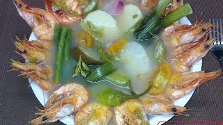 Sinigang na Hipon  Filipino Style Recipe [upl. by Areyk]