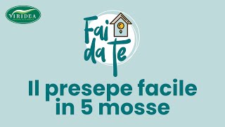 TUTORIAL IL PRESEPE FACILE IN 5 MOSSE [upl. by Anair414]