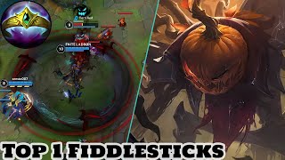 Wild Rift Fiddlesticks  Top 1 Fiddlesticks Gameplay Rank Grandmaster [upl. by Epuladaugairam764]