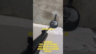 SDB Sniper Nitro Piston air rifle power test on steel pan no license needed all over india [upl. by Lamrouex665]