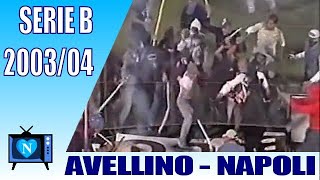 Avellino  Napoli  serie B 20032004  servizio DS Rai 2 [upl. by Hgielanna]