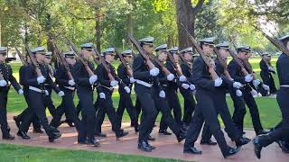 Watching midshipmen parade [upl. by Hylton]