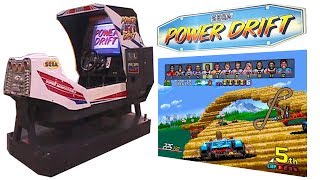 Sega Power Drift Arcade Machine  Full Motion   RGVX Plays [upl. by Amery]