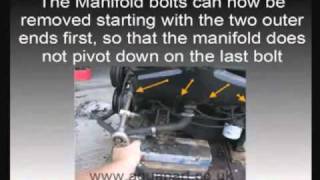 How To Remove Mercruiser Manifold And Risers [upl. by Aldora584]