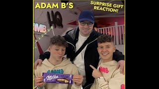 Adam Bs Special Gift Reaction [upl. by Crosby530]