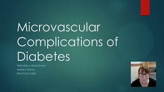 Microvascular Complications of Diabetes  Peripheral Neuropathy [upl. by Melania]