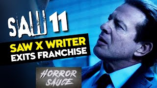 Saw X writer exits franchise [upl. by Arahsat105]