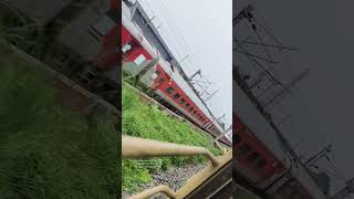 superfast traincrossing indianrailways shortsfeed shorts [upl. by Radnaxela503]