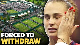 Sabalenka Withdraws from Wimbledon 2024  Tennis News [upl. by Hendricks]