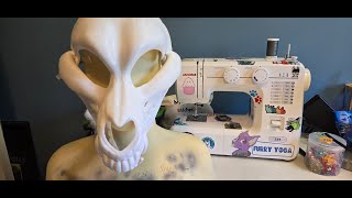 Starting a Skulldog fursuit [upl. by Arodoet]